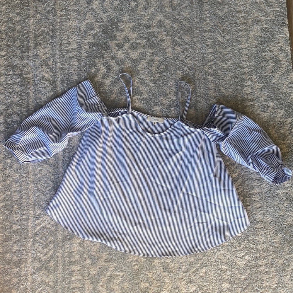 Off the shoulder Nasty Gal blouse.